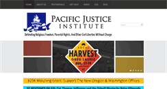 Desktop Screenshot of pacificjustice.org