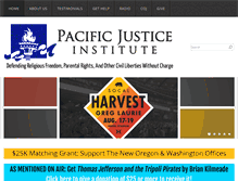 Tablet Screenshot of pacificjustice.org